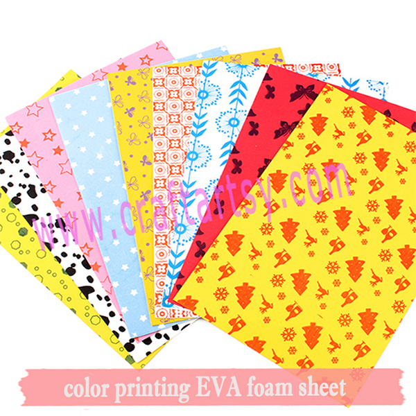 Custom printed design EVA foam sheet